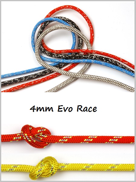 4mm - Evolution Race Dyneema (Red or Yellow)
